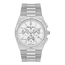 Mathey-Tissot MEN'S Zoltan Chrono Chronograph Stainless Steel Silver Dial Watch H117CHAS
