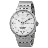 Mido MEN'S All Dial Stainless Steel White Cream Dial Watch M83404B111