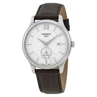 Tissot MEN'S T-Classic Tradition Leather Silver Dial T063.428.16.038.00
