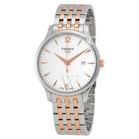 Tissot MEN'S Tradition Stainless Steel Silver Dial T063.610.22.037.01