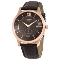 Tissot MEN'S Tradition Leather Anthracite Dial T063.428.36.068.00