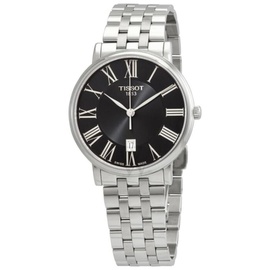 Tissot MEN'S Carson Premium Stainless Steel Black Dial Watch T122.410.11.053.00