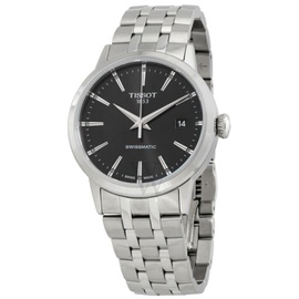 Tissot MEN'S Classic Dream Swissmatic Stainless Steel Black Dial Watch T129.407.11.051.00