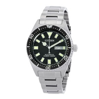 Citizen MEN'S Promaster Diver Stainless Steel Black Dial Watch NY0120-52E