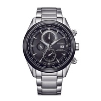 Citizen MEN'S Radio-Controlled Stainless Steel Black Dial Watch AT8266-89E