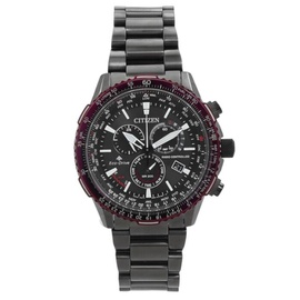 Citizen MEN'S Promaster Chronograph Stainless Steel Black Dial Watch CB5009-55E