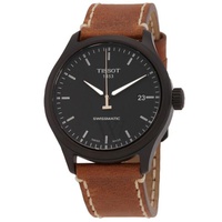 Tissot MEN'S Gent XL Leather Black Dial Watch T116.407.36.051.01