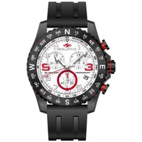 Seapro MEN'S Gallantry Chronograph Rubber White Dial Watch SP9731