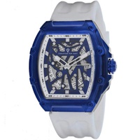 Christian Van Sant MEN'S Odyssey Rubber Blue Dial Watch CV6199