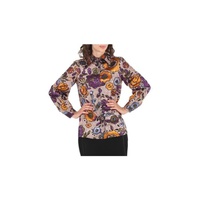 버버리 Burberry Lame And Floral Jacquard Sculptured Sleeve Shirt 4544730