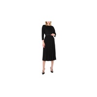 맥스마라 Max Mara Ladies Gennaro Three-quarter Sleeve Dress In Black 12260613 006