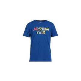 모스키노 Moschino Swim Blue Cotton Logo T-Shirt A1909-2316-345