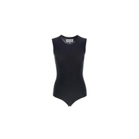 메종마르지엘라 Maison Margiela Black Sleeveless Plain Slim Bodysuit S51NA0065S20518900