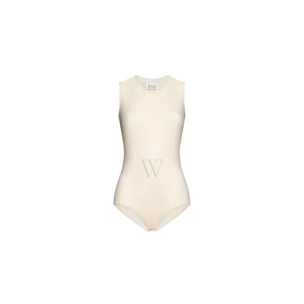 메종마르지엘라 메종마르지엘라 Maison Margiela Almond Sleeveless Plain Slim Bodysuit S51NA0065S20518118