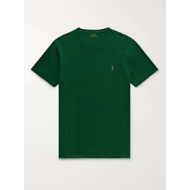 폴로 랄프 로렌 POLO RALPH LAUREN Slim-Fit Logo-Embroidered Cotton-Jersey T-Shirt 11813139151092893