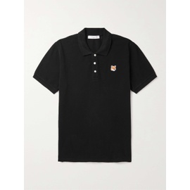 MAISON KITSUNEE Logo-Appliqued Cotton-Pique Polo Shirt 13452677152570719