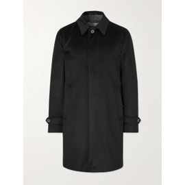 HERNO 에르노 Black B러스 RUSHED Wool and Cashmere-Blend Car Coat 1160230614