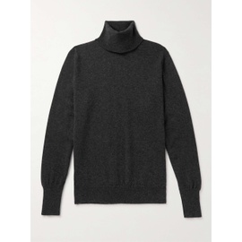 WILLIAM LOCKIE Charcoal Oxton Slim-Fit Cashmere Rollneck Sweater 1647597286619924
