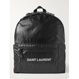 생로랑 SAINT LAURENT Black NUXX Logo-Print Nylon-Ripstop Backpack 1647597287244641