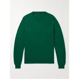 INCOTEX Green Wool and Cashmere-Blend Sweater 1647597292305498