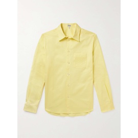 로에베 LOEWE Yellow Logo-Embossed Cotton-Twill Shirt 1647597295452185