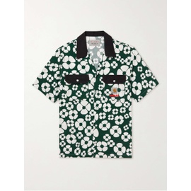 마르니 MARNI Green + Carhartt WIP Camp-Collar Floral-Print Voile Shirt 1647597295499096