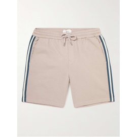 MR P. Striped Organic Cotton-Jersey Drawstring Shorts 18706561955357196