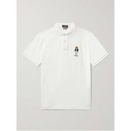 폴로 랄프 로렌 Polo RALPH LAUREN Slim-Fit Logo-Embroidered Cotton-Pique Polo Shirt 18706561956374893