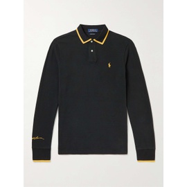 폴로 랄프 로렌 Polo RALPH LAUREN Logo-Embroidered Cotton-Pique Polo Shirt 18706561956375335