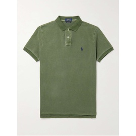 폴로 랄프 로렌 Polo RALPH LAUREN Slim-Fit Logo-Embroidered Cotton-Pique Polo Shirt 18706561956384469