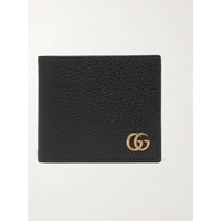 구찌 GUCCI Black GG Marmont Full-Grain Leather Billfold Wallet 19971654707398581