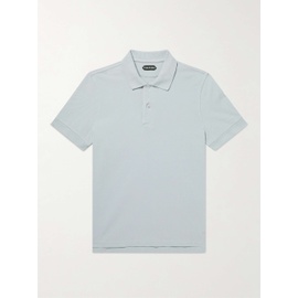 톰포드 TOM FORD Slim-Fit Logo-Embroidered Cotton-Pique Polo Shirt 28941591746617148