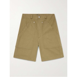 이자벨마랑 ISABEL MARANT Kilano Straight-Leg Organic Cotton and Linen-Blend Shorts 30629810019884007