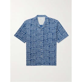 UNIVERSAL WORKS Convertible-Collar Printed Cotton-Poplin Shirt 30629810020195360