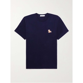 MAISON KITSUNEE Logo-Appliqued Cotton-Jersey T-Shirt 31840166392111472