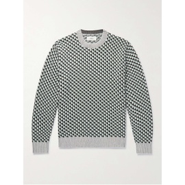 MR P. Mint Cotton-Jacquard Sweater 1160199409