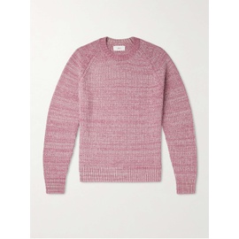 MR P. Pink Twisted-Yarn Cotton and Wool-Blend Sweater 1160199396