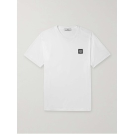 스톤아일랜드 STONE ISLAND Logo-Appliqued Cotton-Jersey T-Shirt 43769801094977995