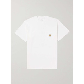 CARHARTT WIP Local Pocket Logo-Embroidered Organic Cotton-Jersey T-Shirt 43769801095630054