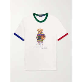 폴로 랄프 로렌 POLO RALPH LAUREN Bear Printed Cotton-Jersey T-Shirt 43769801095822154