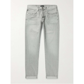 톰포드 TOM FORD Light gray Slim-Fit Selvedge Jeans 1160215404