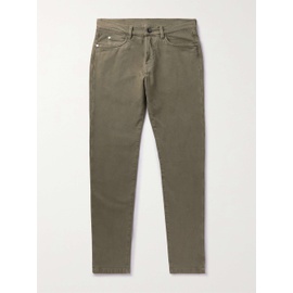 로로 피아나 LORO PIANA Green Slim-Fit Garment-Dyed Jeans 1160215412