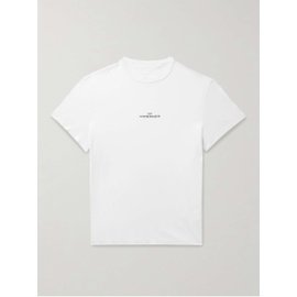 메종마르지엘라 MAISON MARGIELA Logo-Embroidered Cotton-Jersey T-Shirt 43769801096091414