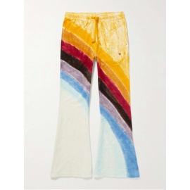 아크네 스튜디오 ACNE STUDIOS Flared Striped Garment-Dyed Cotton-Terry Sweatpants 43769801096374869