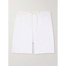 JAMES PERSE Straight-Leg Poplin-Trimmed Supima Cotton-Jersey Drawstring Shorts 43769801097028196