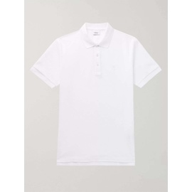 버버리 BURBERRY Slim-Fit Logo-Embroidered Cotton-Pique Polo Shirt 9679066509125496