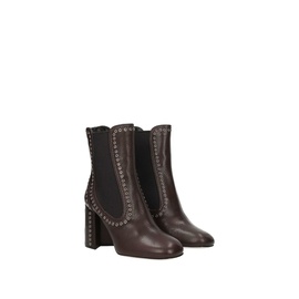 Miu Miu Ankle Boots Women Leather Brown 6621449126020