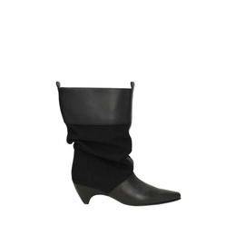 스텔라 맥카트니 Stella McCartney Ankle Boots Women Fabric Black 6621522264196