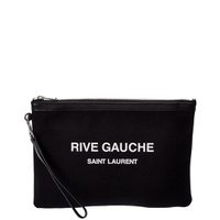 생로랑 Saint Laurent Rive Gauche Canvas Zippered Pouch 6799302361220