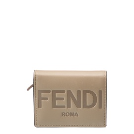펜디 Fendi Logo Leather Coin Purse 6904316002436